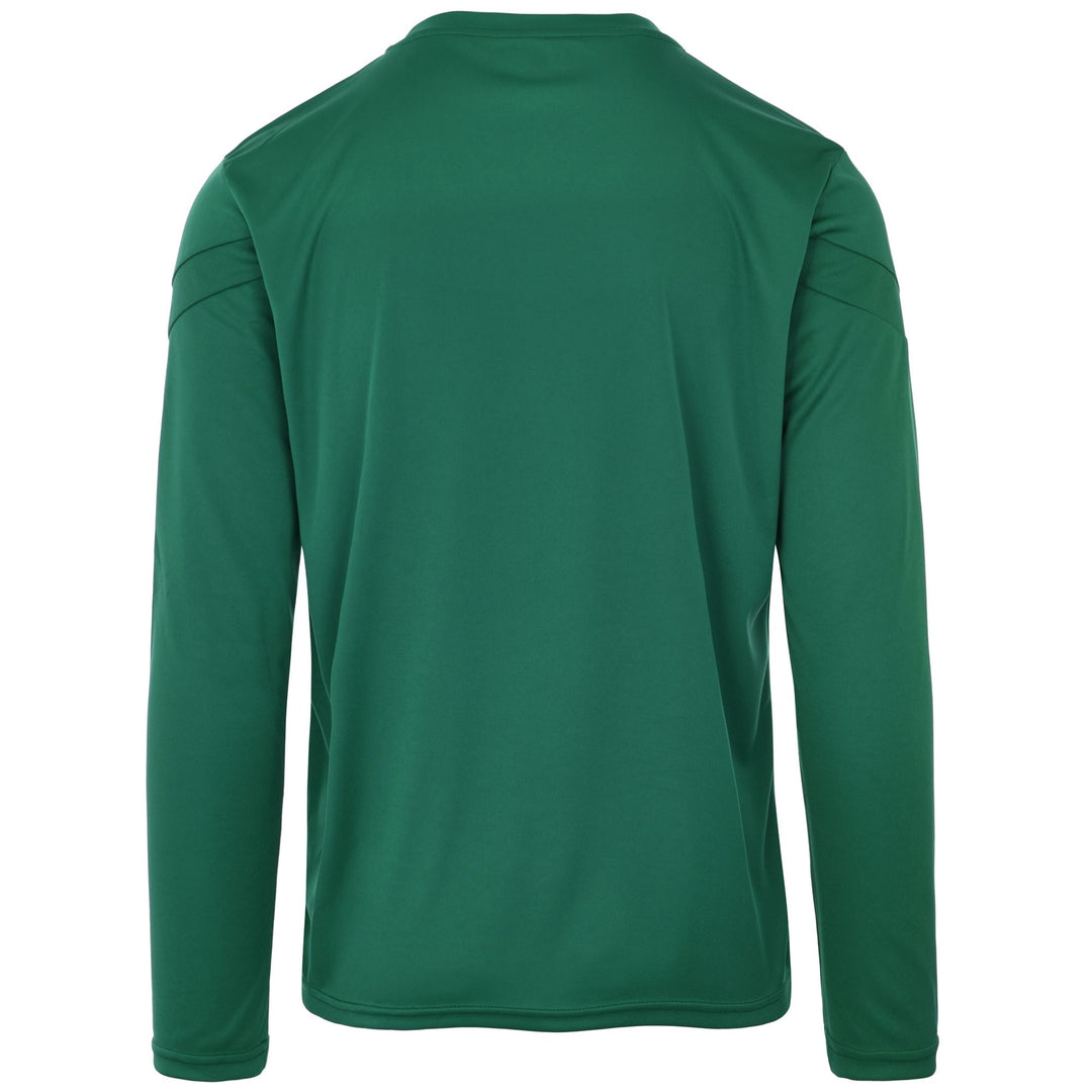 Active Jerseys Man KAPPA4FOOTBALL DOVOL Shirt GREEN Dressed Side (jpg Rgb)		