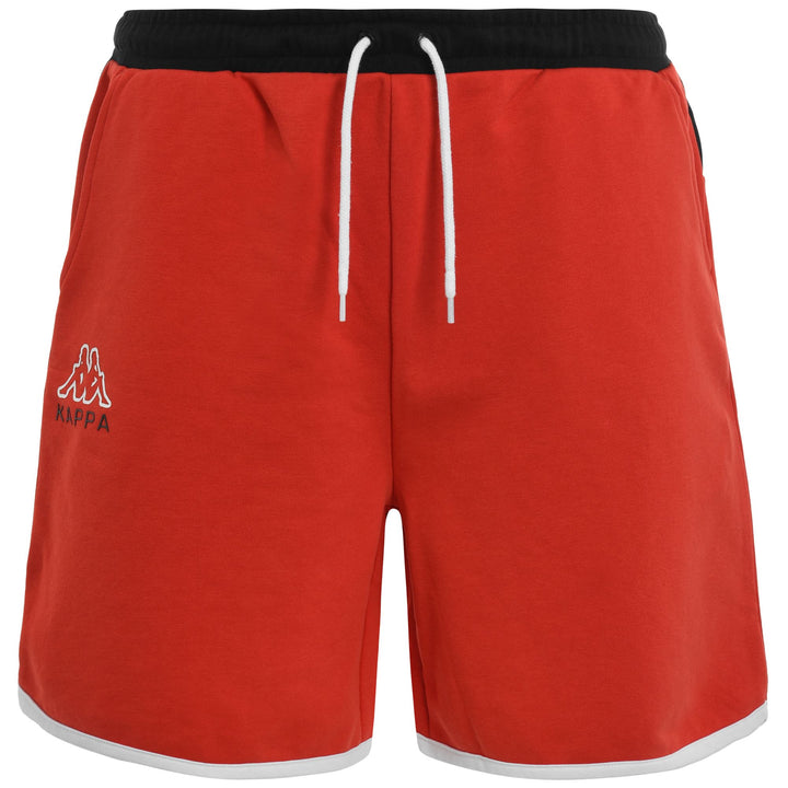 Shorts Man LOGO ELE Sport  Shorts RED FLAME - BLACK - WHITE Photo (jpg Rgb)			
