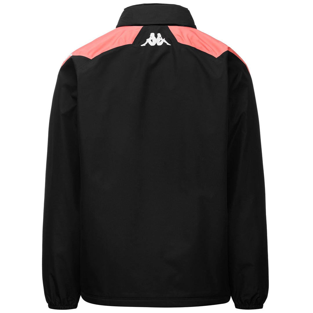 Jackets Man AMBERZIP PRO 7 GENOA Mid BLACK-ORANGE Dressed Side (jpg Rgb)		