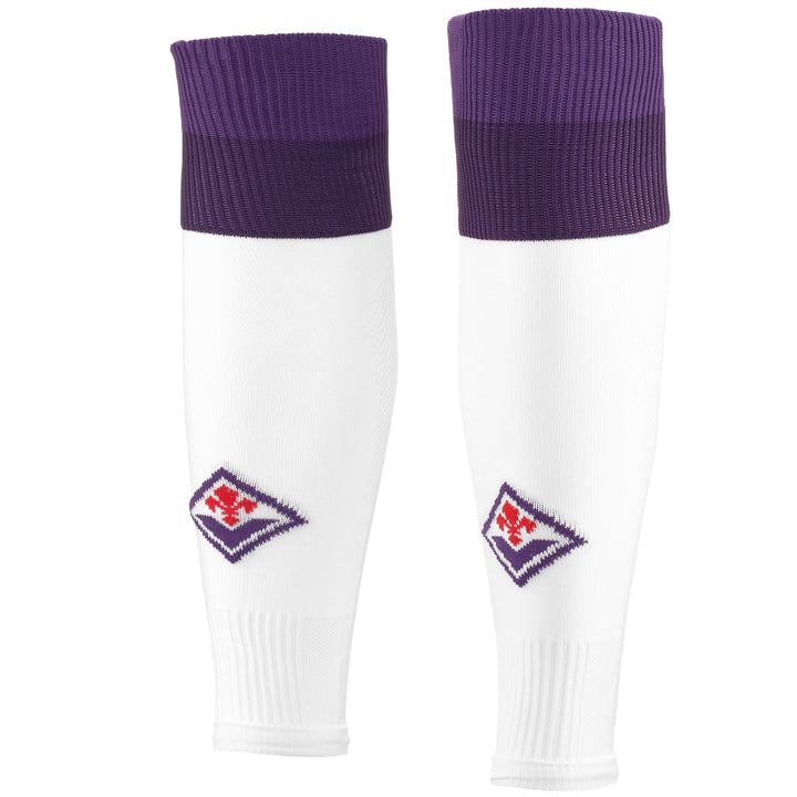 Socks Man KOMBAT SPOLF PRO FIORENTINA 1PACK Knee High Sock WHITE-VIOLET INDIGO Photo (jpg Rgb)			