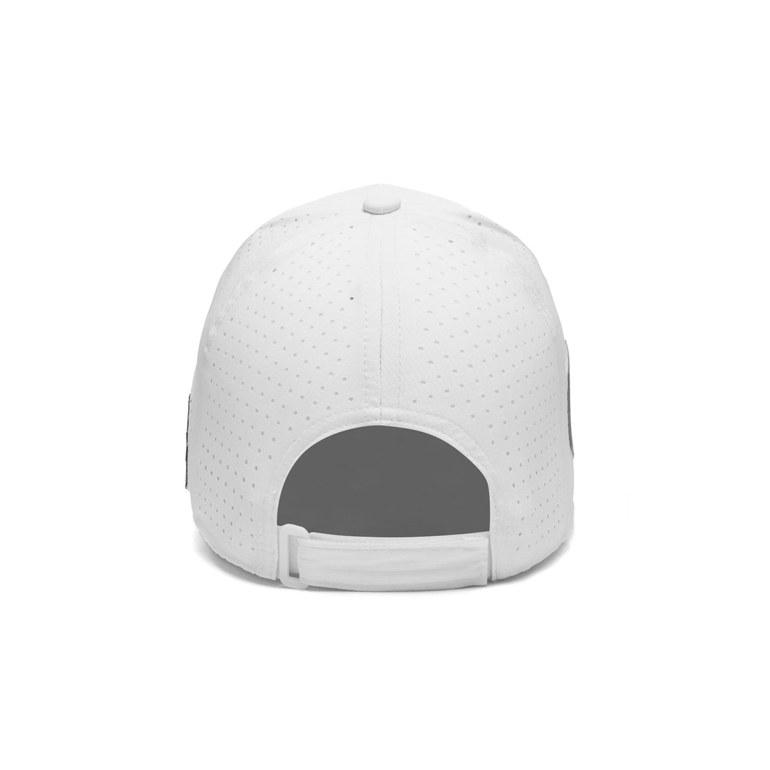 Headwear Unisex BAPOV OPEN ITALIA Cap WHITE Dressed Side (jpg Rgb)		