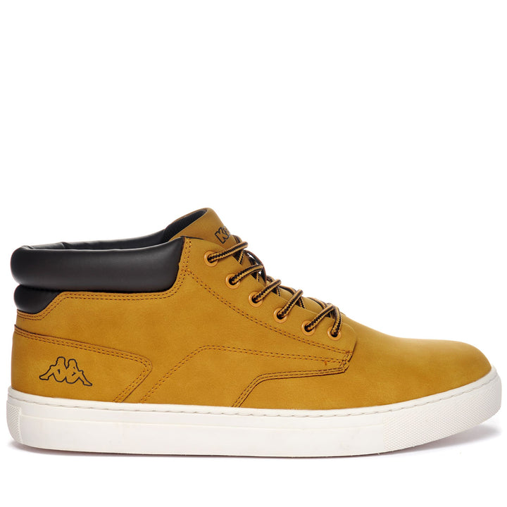 Ankle Boots Man LOGO FINEGAN Laced YELLOW TAN-BROWN DK Photo (jpg Rgb)			