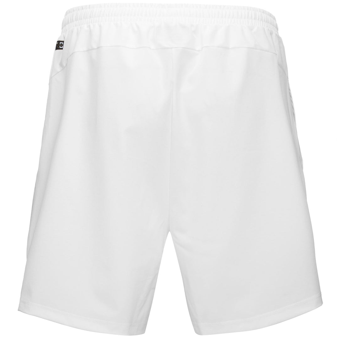 Shorts Man KOMBAT PADEL DIVIOLO Sport  Shorts WHITE - WHITE OFF Dressed Side (jpg Rgb)		