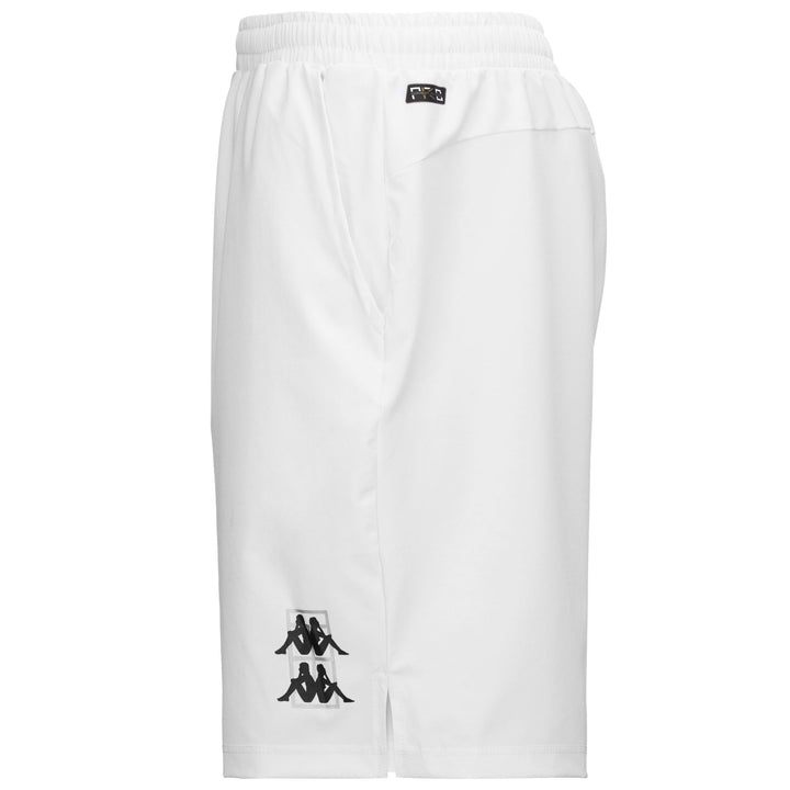 Shorts Man KOMBAT PADEL DIVIOLO Sport  Shorts WHITE - WHITE OFF Dressed Back (jpg Rgb)		