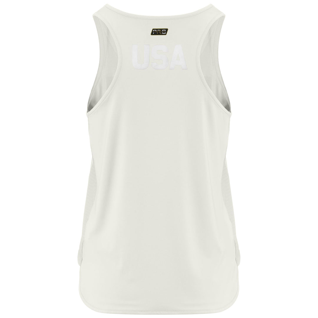 T-ShirtsTop Woman KOMBAT DREAM US Tank WHITE EGRET Dressed Side (jpg Rgb)		