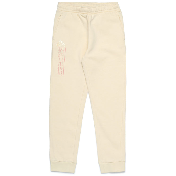 Pants Girl LOGO BAPSY KID Sport Trousers WHITE AVORIO Photo (jpg Rgb)			