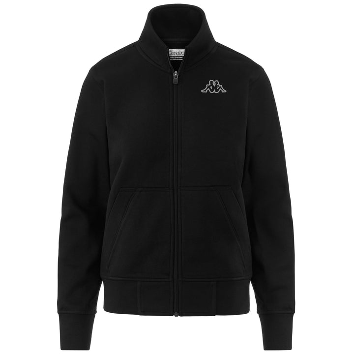 Fleece Woman LOGO DALA Jacket BLACK Photo (jpg Rgb)			