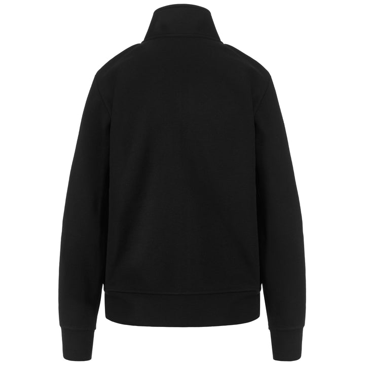 Fleece Woman LOGO DALA Jacket BLACK Dressed Side (jpg Rgb)		